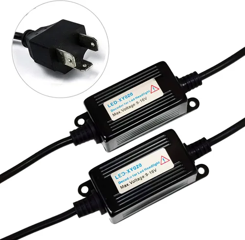 Miniatura 2 de SOCAL-LED LIGHTING H4 9003 Decodificador LED mejorado fuerte Canbus código de error Cancelador de advertencia Adaptador de relé antiparpadeo