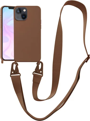 Miniatura 12 de Funda compatible con iPhone 13 con correa, funda cruzada para iPhone con cordón, ajustable, a prueba de golpes, protección contra caídas, funda