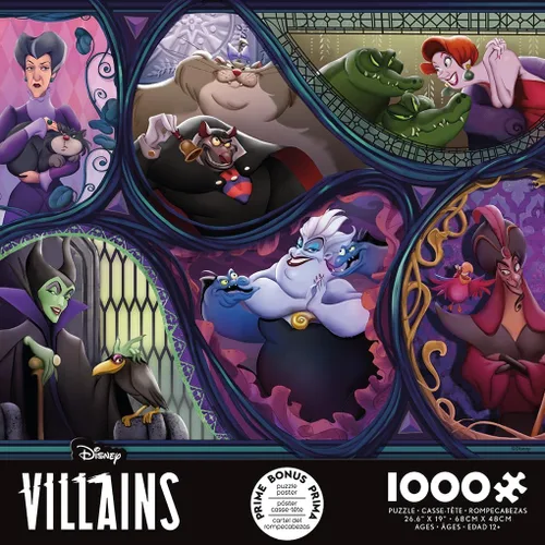 Miniatura 6 de Ceaco - Disney - Villanos y sus mascotas - Rompecabezas de 1000 piezas
