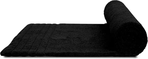 Miniatura 7 de Tens Towels - Paquete de 2 sábanas de baño extra grandes de 35 x 70 pulgadas, 100% algodón, más grandes y más ligeras, secan más rápido, súper Negro