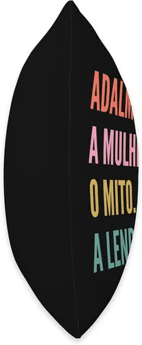 Miniatura 2 de Designs De Nomes Engraçados Para Mulher Divertido cojín portugués con diseño de nombre Adalmira, 16 x 16 pulgadas, multicolor