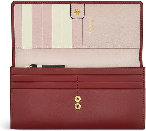 Miniatura 3 de Radley London Puffy Radley - Cartera grande Flapover, Burdeos, Minimalista