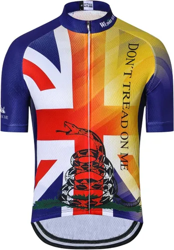 Miniatura 116 de Nuevo Pro cremallera completa hombres ciclismo Jersey manga corta Riding Shirt USA