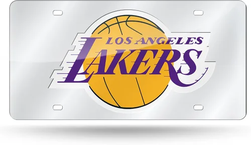Miniatura 19 de Rico Industries Placa de matrícula metálica con incrustaciones láser de la NBA