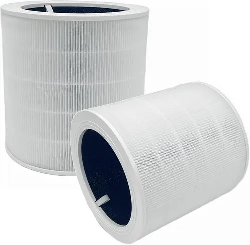 Filtro de repuesto Core 600S-RF compatible con purificador de aire LEVOIT Core 600S-RF, H13 True HEPA 3 en 1, 2 unidades, color blanco