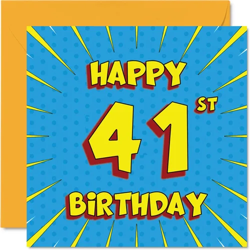 Miniatura 42 de Divertidas tarjetas de cumpleaños 42 para hombres y mujeres, libro de cómics, tarjeta de feliz cumpleaños para hermana, niñera, abuelo, papá, papá