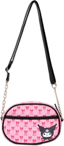 Miniatura 2 de Sanrio Bolsa Kuromi para niñas de 10 a 12 años - Paquete con bolso cruzado Kuromi, calcomanías, más Paquete de accesorios de viaje Sanrio