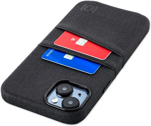 Miniatura 21 de Dockem Funda para tarjetas para iPhone 15 con placa de metal integrada para montaje magnético y 2 bolsillos para tarjetas: Cartera Luxe M2, piel