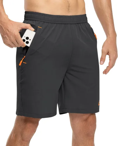 Miniatura 3 de TBMPOY Pantalones cortos de senderismo para hombre de 7 pulgadas 9 pulgadas, de secado rápido, atléticos, gimnasio, deportes al aire libre, 3
