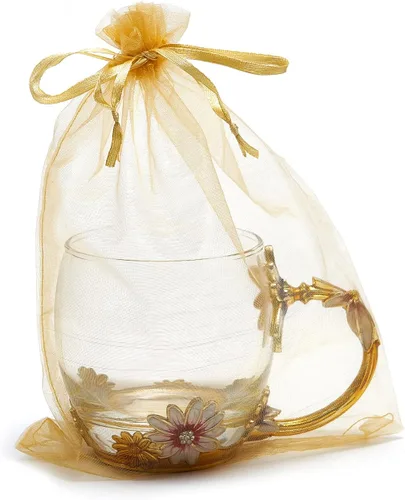 Miniatura 14 de 50 bolsas de organza de 6 x 9 pulgadas, bolsa de regalo de fiesta de boda con cordón