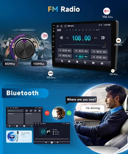 Miniatura 4 de Radio de coche 2+64G para Ford F150 2009 2010 2011 2012, Carplay inalámbrico Android Auto Radio estéreo Android 9 pulgadas pantalla táctil Bluetooth