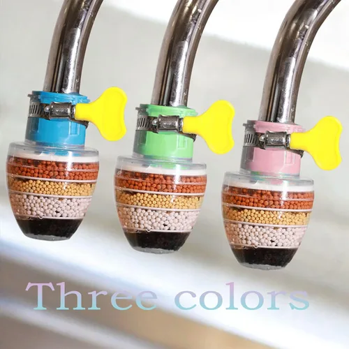 Miniatura 4 de Paquete de 3 filtros de grifo de seis capas mejorados, filtro de agua para fregadero, filtro de agua de grifo de cocina, filtro de purificación