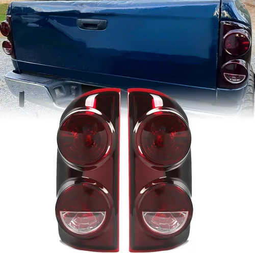 Miniatura 10 de Luz trasera HECASA compatible con 2007-2009 Dodge Ram 1500/2500/3500 ensamblaje de lámpara de luz trasera de camioneta para lado del conductor Lente