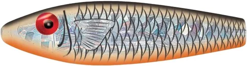 Miniatura 28 de MirrOLure Mirrodine Gancho de pesca plateado extraafilado de acero inoxidable de 1 pieza