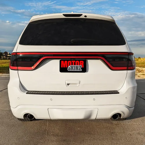 Miniatura 5 de SlickMod Tinte de humo de vinilo precortado para luz trasera Dodge Durango 2014-2023 (20% humo oscuro, 4. luz trasera interior)