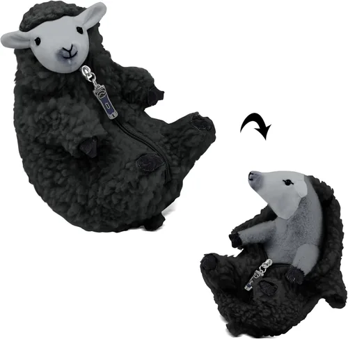 AGRIMONY Bonitos animales de peluche de oveja afeitada, pequeños peluches de cordero kawaii, juguetes de peluche, regalos divertidos de Pascua San