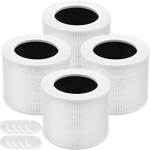 Miniatura 10 de Filtro de Repuesto Core Mini Compatible con Purificador de Aire LEVOIT Core Mini, Core Mini-P, Reemplaza la Parte #Core Mini-RF, 2 Filtros y 10