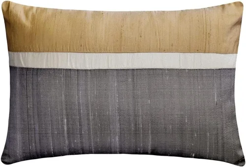 Miniatura 36 de Fabric Mart Direct Funda de cojín para sofá, fundas de cojín decorativas de color verde y gris, de 12 x 12 pulgadas, almohadas de retazos de bloques