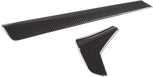Miniatura 6 de ABS consola central del coche tablero decoración panel ajuste para BMW G20 G28 325li 3 serie 2019 2020 (fibra de carbono)