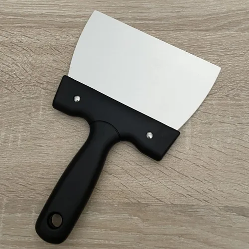 Miniatura 3 de Goldbaking Espátula de recubrimiento para raspador de chocolate raspador de masa de acero inoxidable (pequeña)