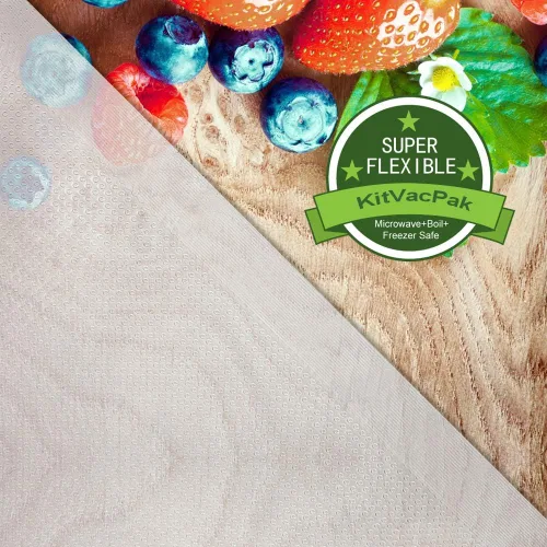 Miniatura 6 de Bolsas selladoras de alimentos al vacío de 200 cuartos de galón de 8 x 12 pulgadas sin BPA y resistentes, bolsas de sellado al vacío de grado