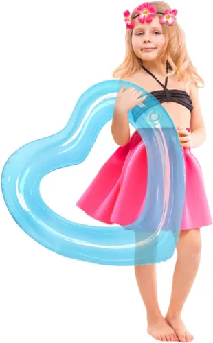 Miniatura 19 de ZHUYNXIR Tubo flotante de piscina con forma de corazón, diversión en el agua, juguetes de fiesta en la playa para niños, accesorios de diseño