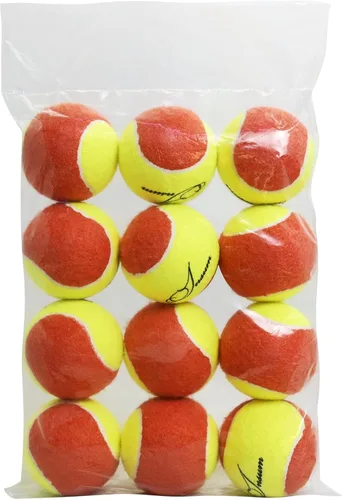 insum Pelotas de tenis para niños jóvenes de fieltro para adolescentes principiantes, rojo, naranja, verde, 25%, 50%, 75% velocidad más lenta | Baja