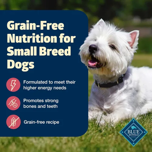 Miniatura 3 de Blue Buffalo Freedom - Alimento seco para perros de raza pequeña, sin granos, soporta altas necesidades de energía, fabricado en los Estados Unidos