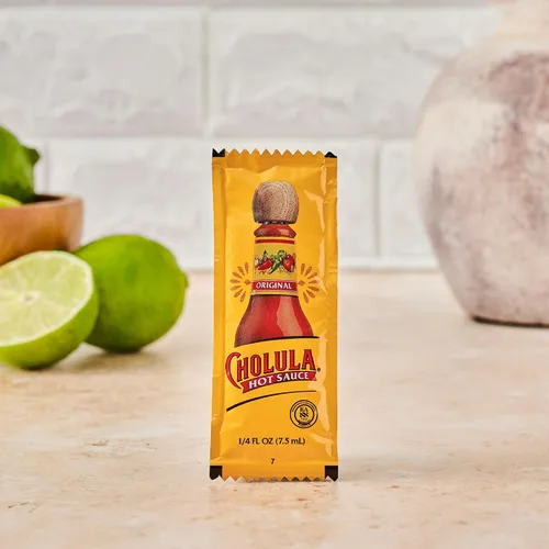 Miniatura 18 de Cholula Paquetes originales de salsa picante, 200 unidades Hecho a mano de pimientos mexicanos y mezcla de especias exclusivas Sin gluten