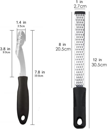 Miniatura 2 de Descorazonador de pimienta jalapeño, rallador de queso zester de limón, deseeder de núcleo para jalapeños, chiles, plátanos, pimientos, calabacines