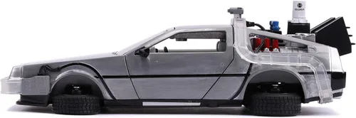 Miniatura 5 de Jada Regreso al futuro Parte II 1:24 Time Machine Coche fundido a presión Característica de iluminación, juguetes para niños y adultos