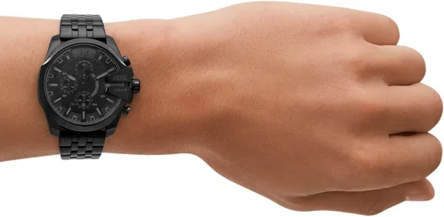 Miniatura 5 de Diesel Reloj de cuarzo con cronógrafo de acero inoxidable Baby Chief para todo género