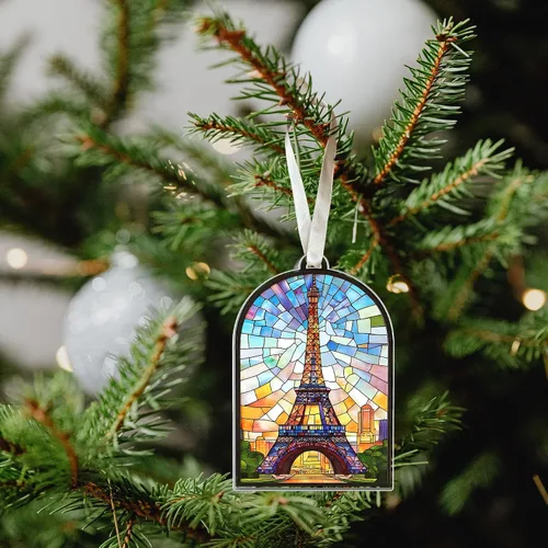 Miniatura 5 de KatAndNat Adorno de Amor ASL - Adornos de Navidad ASL 2025, Adornos de Lenguaje de Señas para Árbol - Recuerdo de Lenguaje de Señas Manual