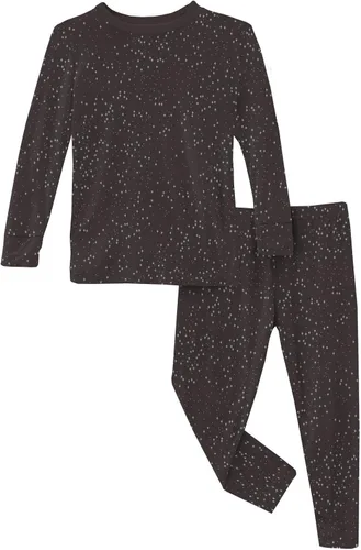 Miniatura 89 de KicKee Pants Conjunto de pijama de manga larga con estampado de piezas