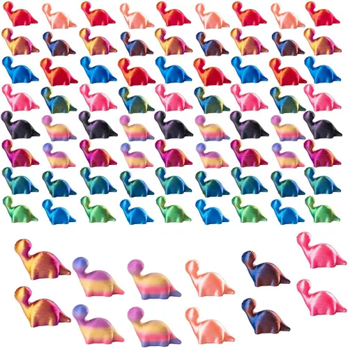 Miniatura 10 de 100 piezas de mini animales impresos en 3D figuras de plástico de animales pequeños en miniatura, figuras de gato pequeño a granel para micro hadas