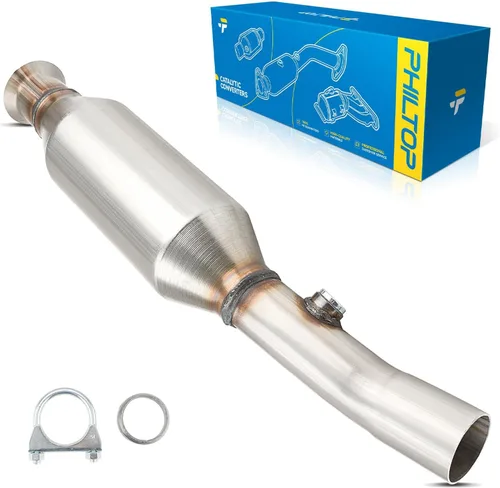 Miniatura 18 de PHILTOP Kit de convertidor catalítico de alto flujo apto para 2001-2005 Civic 1.7L DX/GX/HX/LX/LX Special Edition/Value Package (modelos execept EX)