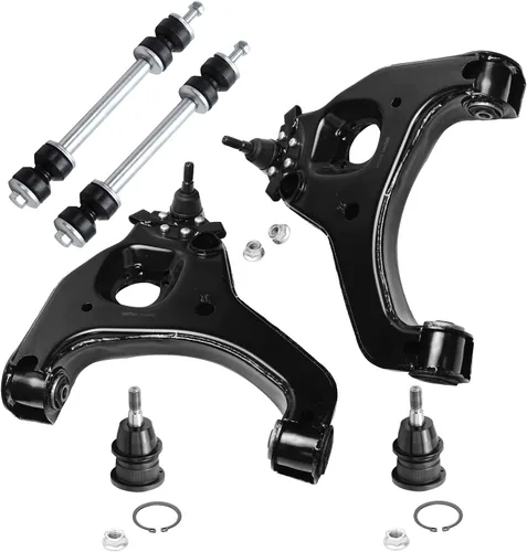 Miniatura 68 de Detroit Axle - Kit de brazos de control de extremo delantero 4WD para Ford 04-08 F-150, 06-08 Lincoln Mark LT, 4 extremos de barra de acoplamiento