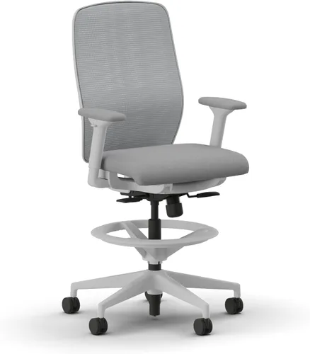 HON Nucleus Taburete de tareas, silla de oficina ergonómica, sillas de escritorio de oficina en casa, inclinación sincronizada con deslizador de