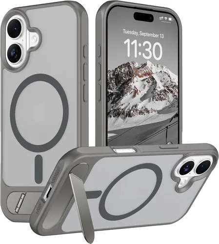 Miniatura 22 de Funda para iPhone 11 con compatibilidad magnética, [Soporte invisible incorporado][Compatible con MagSafe]