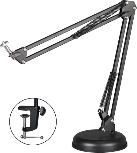 Miniatura 2 de Technical Pro Brazo de grúa de suspensión para cámara web con base y abrazadera de escritorio