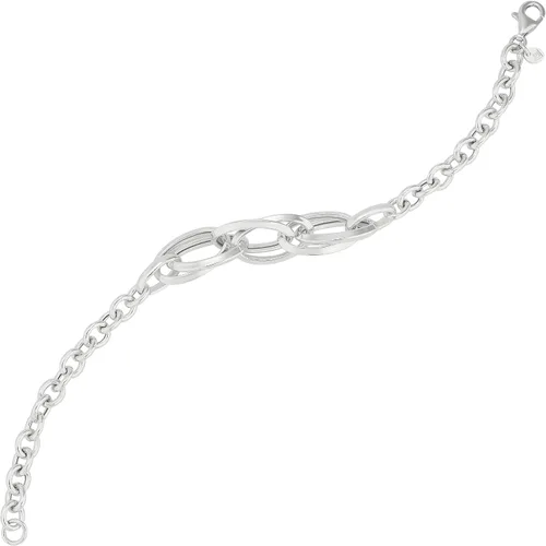 Miniatura 4 de Silpada Pulsera de eslabones con cadena de reacción en plata de ley, 7.5 pulgadas, no conocido