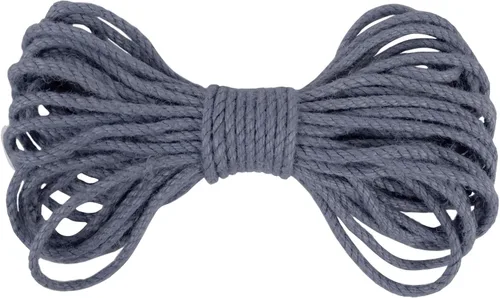 Miniatura 10 de Cuerda de yute de 0.197 in, cuerda de yute natural gruesa para jardín, cuerda de cáñamo resistente para exteriores, para jardinería, manualidades