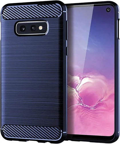 Miniatura 112 de Funda EUAGVQY para Samsung A70 Galaxy A70, Funda de Fibra de Carbono de TPU Blanda Antideslizante Duradera y Ligera, Funda Protectora para Samsung