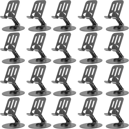 Miniatura 14 de Soporte Universal de Metal para Celular, Soporte Ajustable de Ángulo Múltiple con Rotación de 360°, Antideslizante, Compatible con iPhone 17 16 Pro