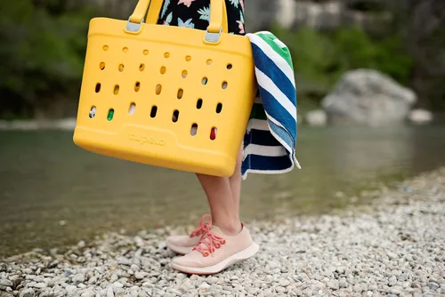 Miniatura 2 de Tupelo Bolsa de playa impermeable Bolsa de playa Bolsa lavable e impermeable Bolsa de playa y piscina Amarillo sol