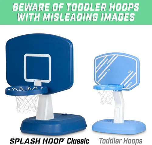 Miniatura 5 de GoSports Splash Hoop Classic - Juego de baloncesto para piscina de natación, color azul