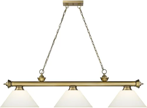 Miniatura 4 de Z-Lite 2306-3MB-AMO14 - Colgante de billar Cordon, 3 luces, 180 vatios totales, negro mate
