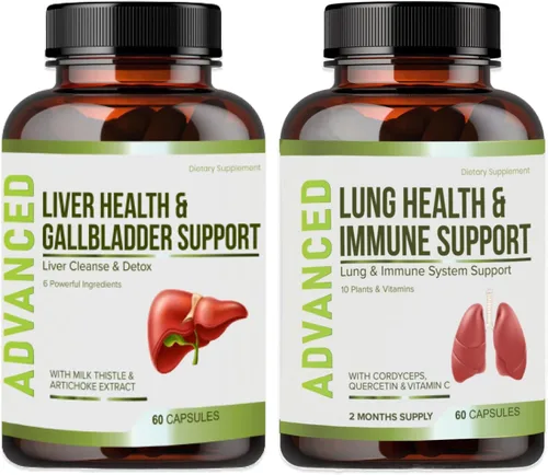 Suplemento de apoyo inmunológico y salud pulmonar – Limpieza y desintoxicación pulmonar con vitaminas inmunitarias para mejores pulmones, defensa