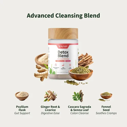 Miniatura 3 de Snap Supplements Cápsulas de limpieza desintoxicante - Mezcla avanzada para desintoxicación y limpieza de todo el cuerpo, eliminar toxinas, mejorar
