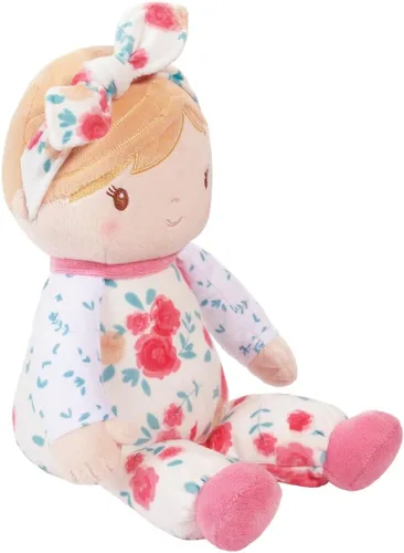 Miniatura 6 de Muñeca de bebé suave floral Douglas Vera – Muñeca suave y adorable de primera para bebés, infantes y niños pequeños – 25 cm sentado y 33 cm